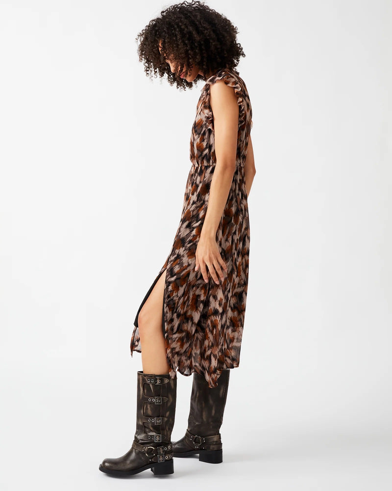 ALLEGRA DRESS IN OAK BUFF
