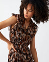 ALLEGRA DRESS IN OAK BUFF