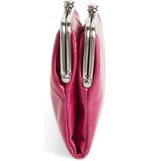 Lauren clutch wallet in fuschia