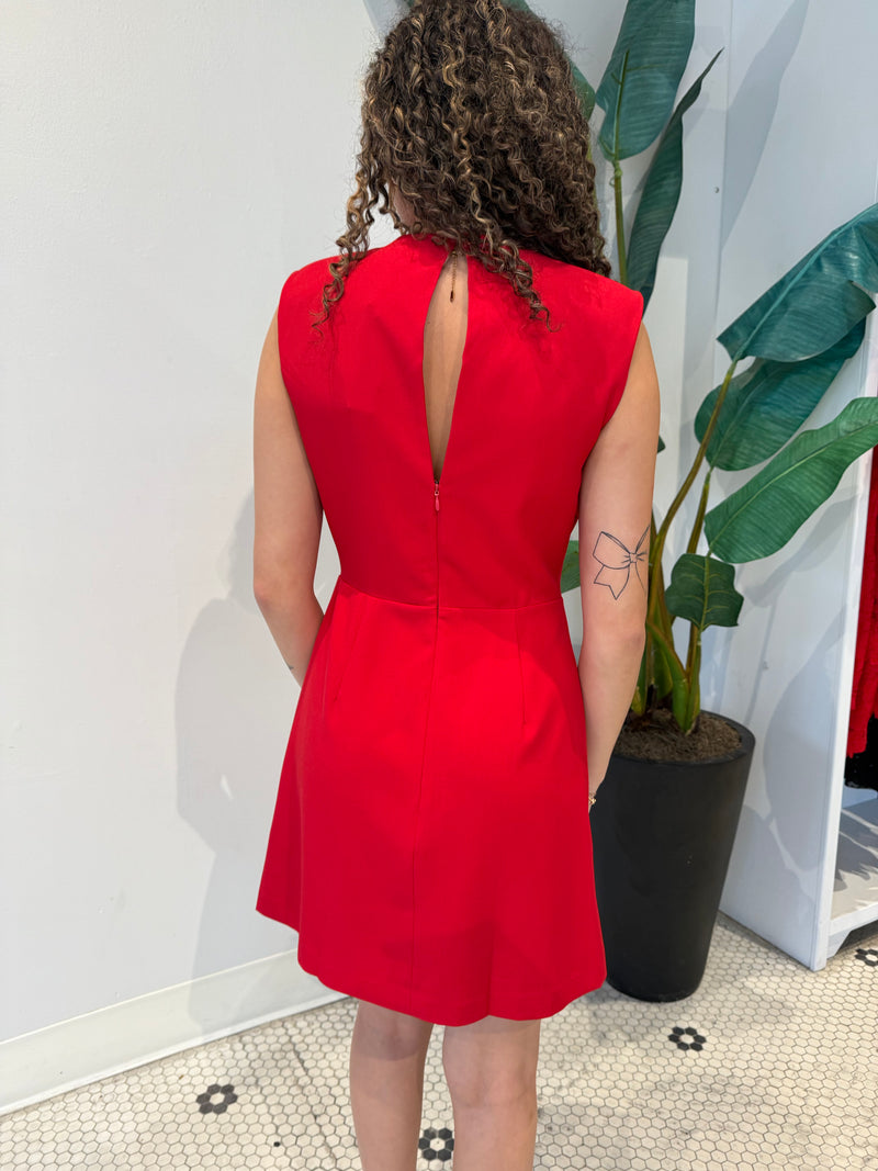 AYANNA DRESS RED