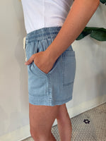 SUMMERLAND DENIM SHORT LIGHT INDIGO