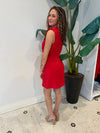 AYANNA DRESS RED