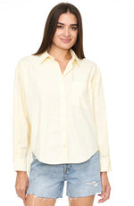 SLOANE BUTTON UP YELLOW