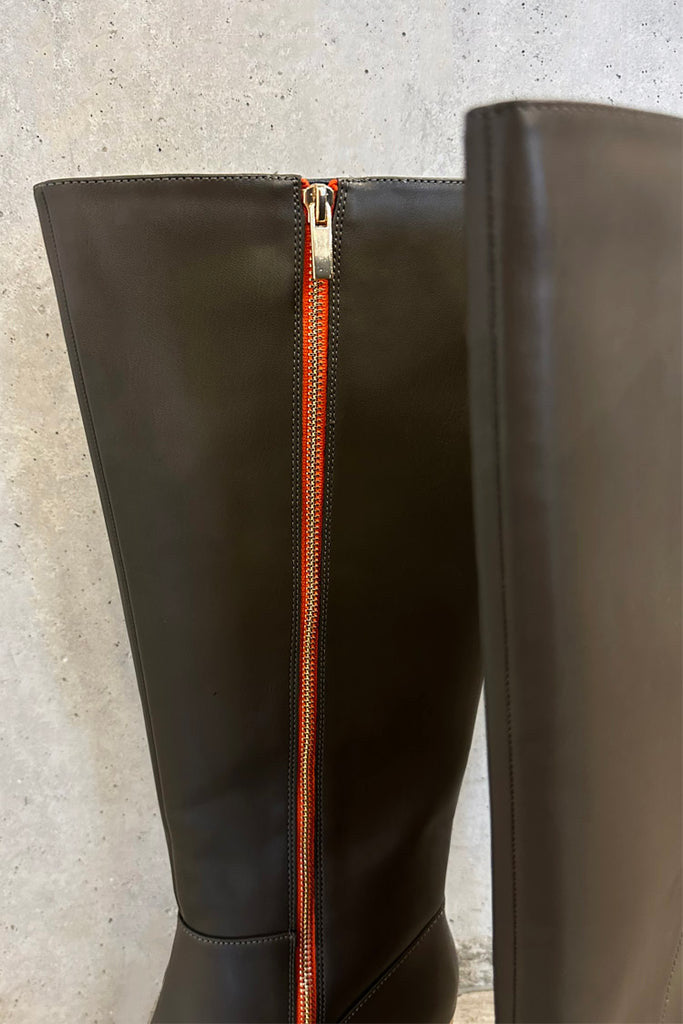 KHAKI LONG BOOT