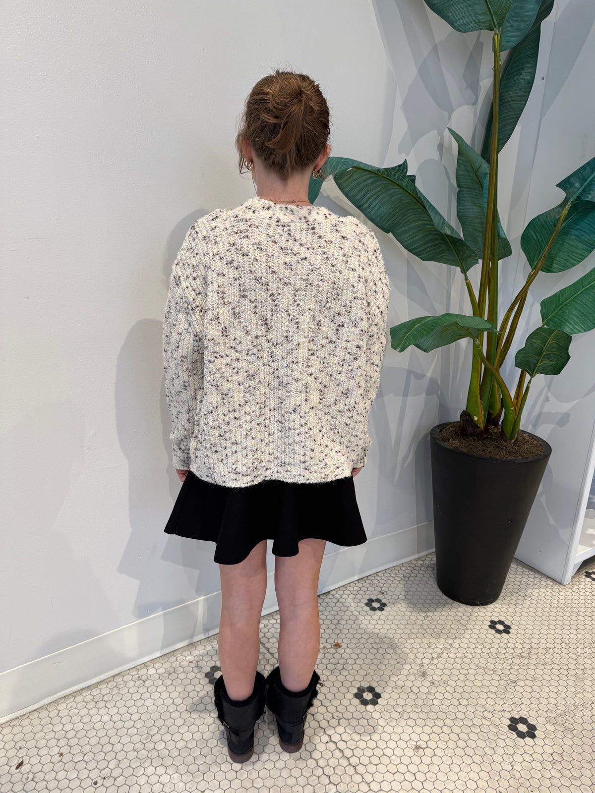 NEDI VNECK CARDIGAN CREAM