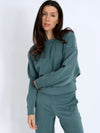 LUCIE SOFT MODAL PULLOVER HUNTER GREEN