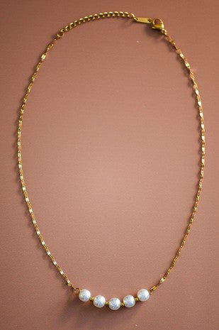18K NON-TARNISH STAINLESS STEEL NECKLACE