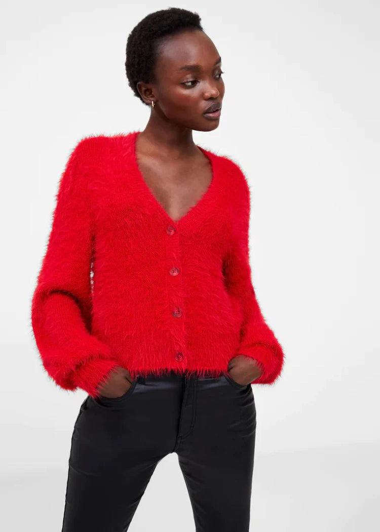 MEENA FLUFFY L/S CARDIGAN