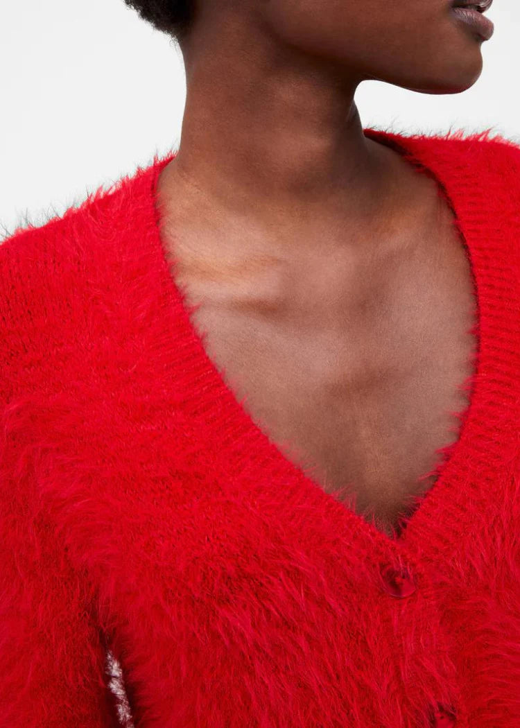 MEENA FLUFFY L/S CARDIGAN