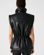 CELESTINA FAUX LEATHER VEST