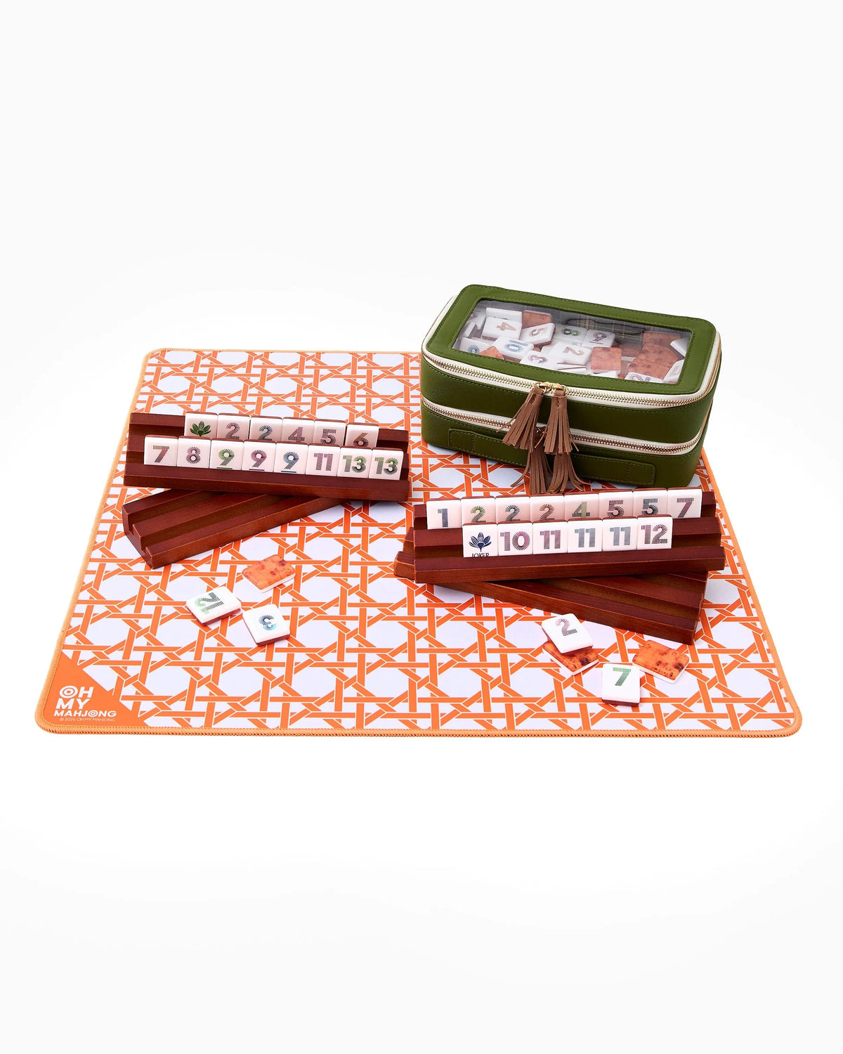 MINI ORANGE CANE MAT