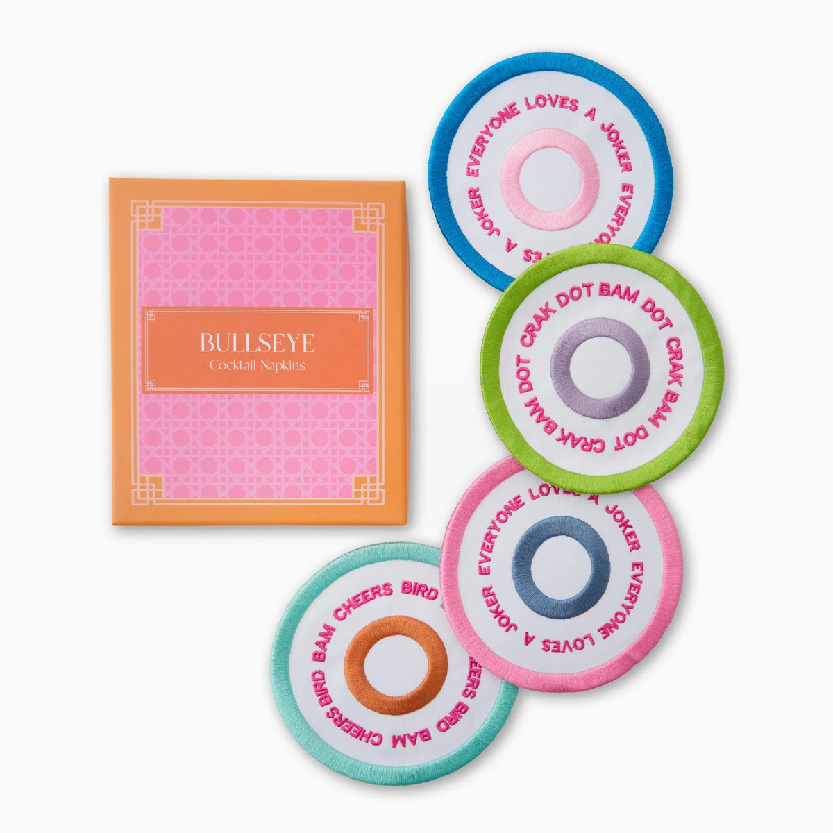 BULLSEYE COCKTAIL NAPKINS
