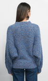 JASPER SLOUHY SPECKLED SWEATER RETRO BLUE