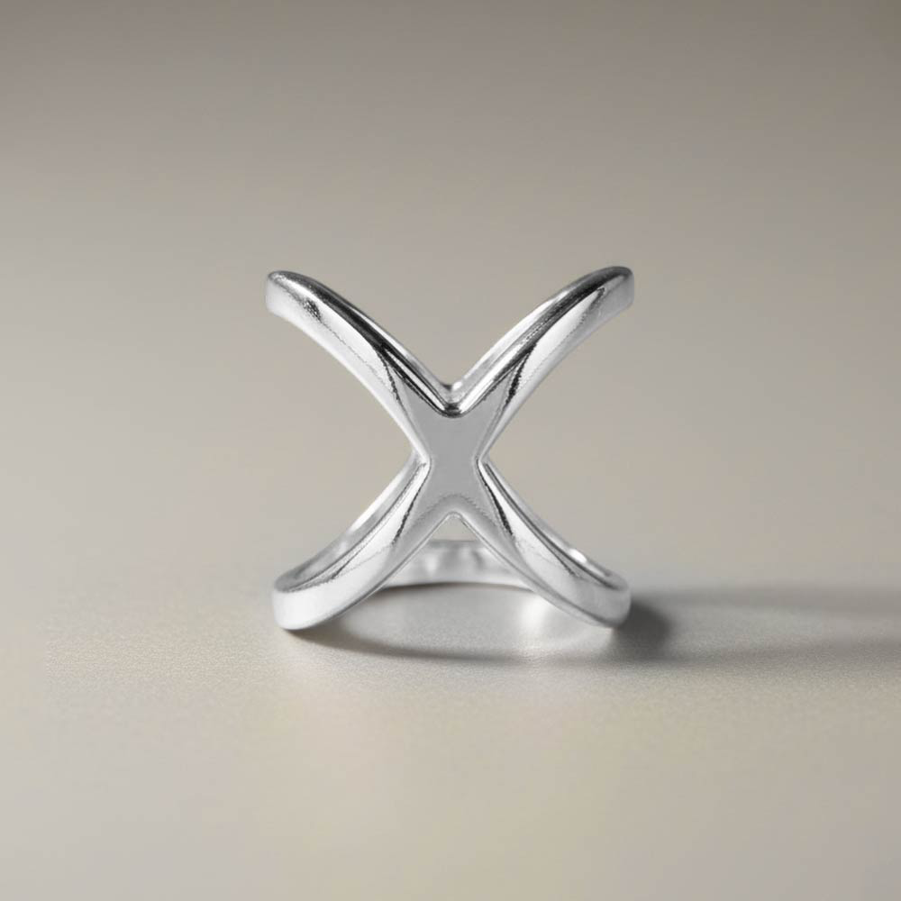 SILVER SCARF RING