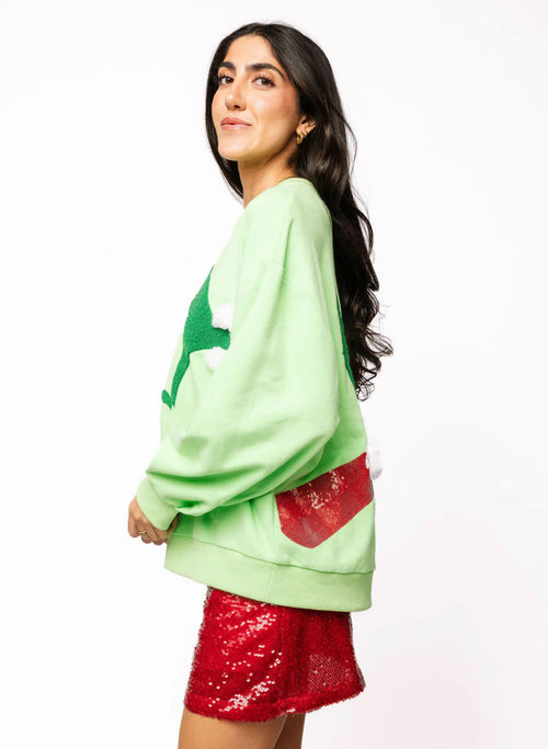 GRINCH HEART HANDS SWEATSHIRT