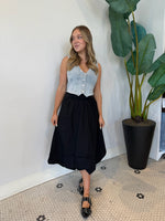 BLURRA BALLOON SKIRT BLACK