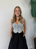 BLURRA BALLOON SKIRT BLACK