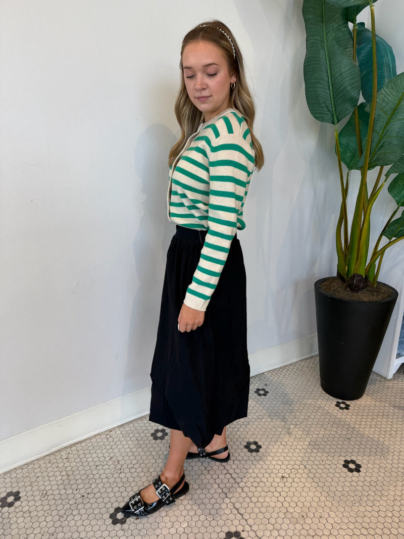 BLURRA BALLOON SKIRT BLACK