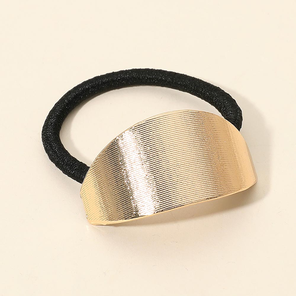 OVAL METAL HAIR TIE