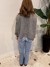 SUMIRE VNECK CARDIGAN DARK GREY