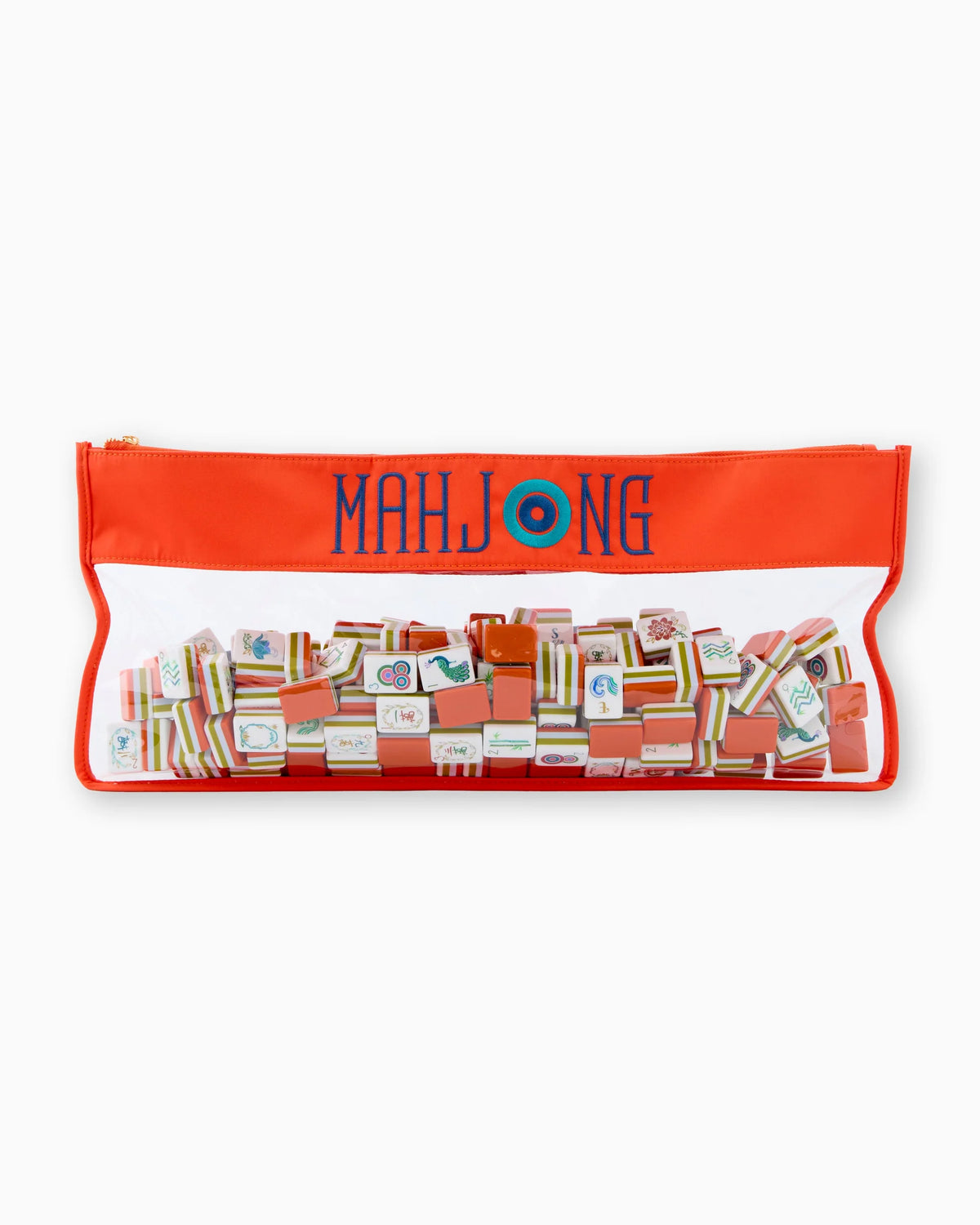 BURNT ORANGE MAHJONG BAG
