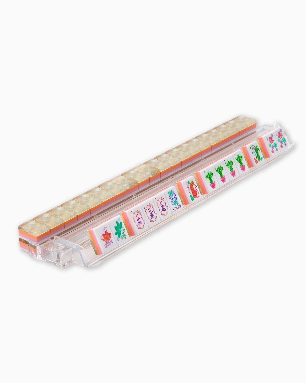 CLEAR ACRYLIC RACK & PUSHERS SET