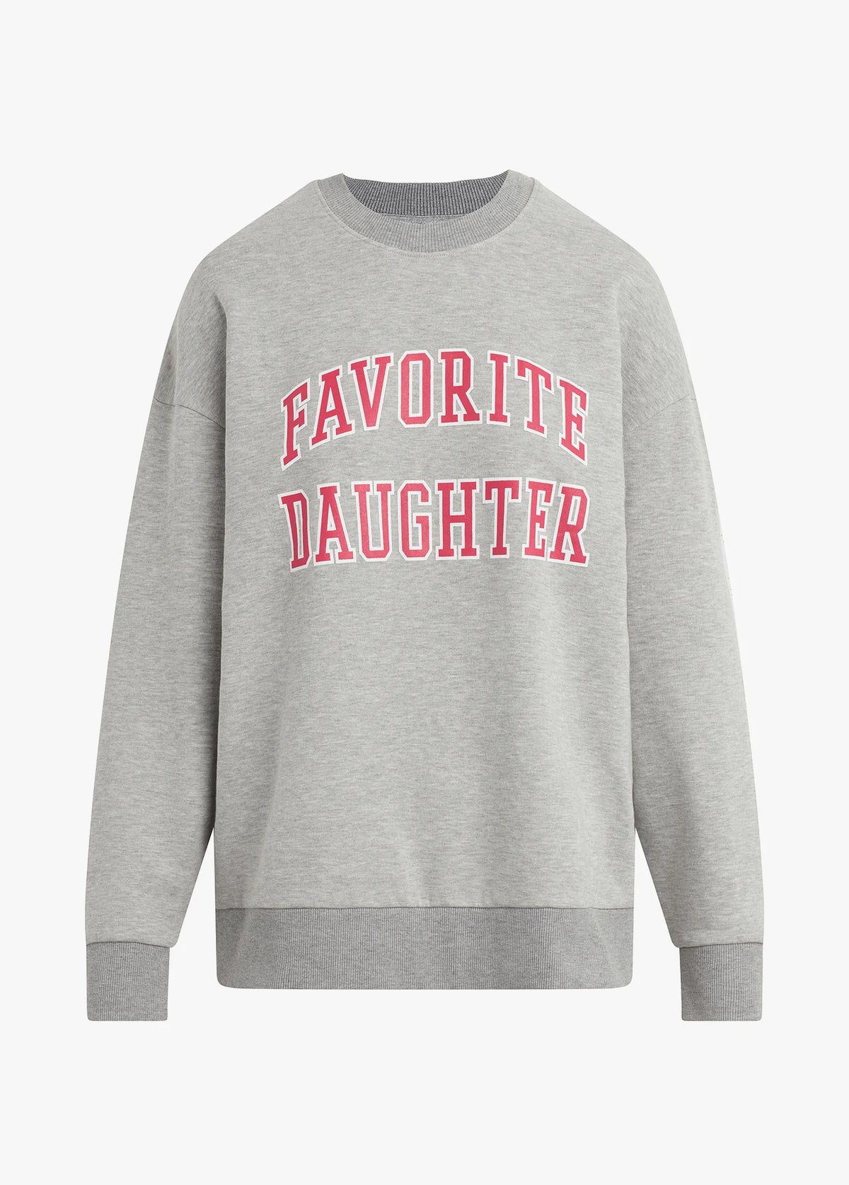 THE COLLEGIATE SWEATSHIRT GREY/PINK