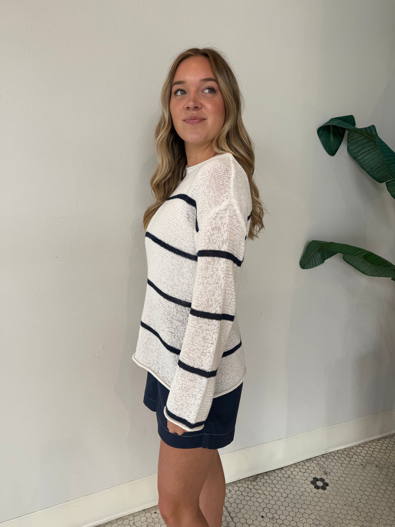 EVANGELINE STRIPE SWEATER