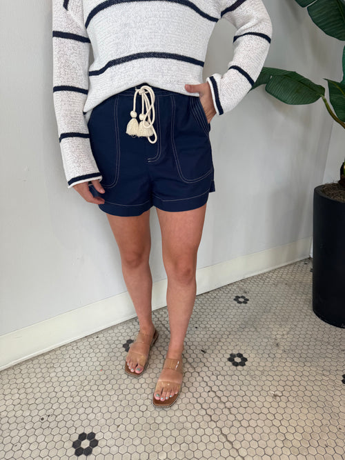 ASTRA NAVY SHORTS