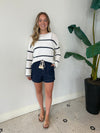 ASTRA NAVY SHORTS