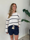 EVANGELINE STRIPE SWEATER