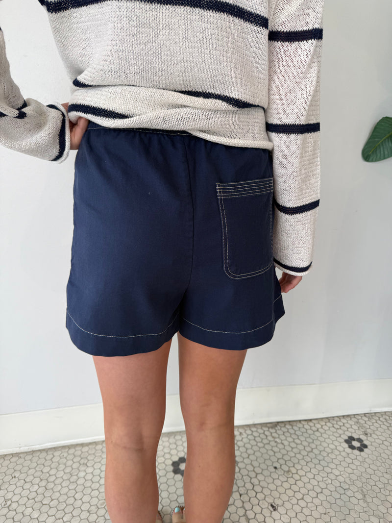 ASTRA NAVY SHORTS