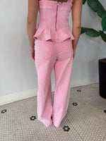 ROZ RELAXED WIDE LEG JEAN PINK