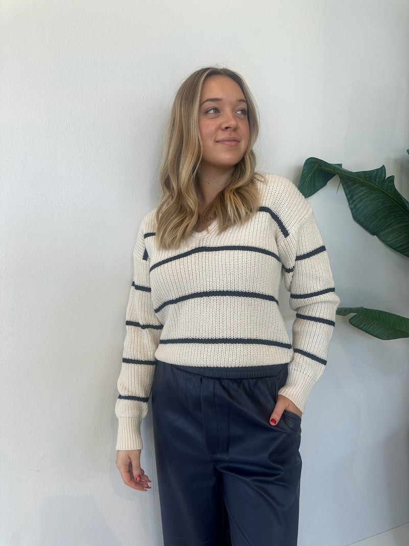 KAITLIN STRIPED SWEATER