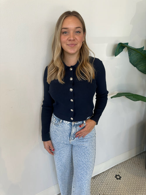 AYDA CARDIGAN NAVY