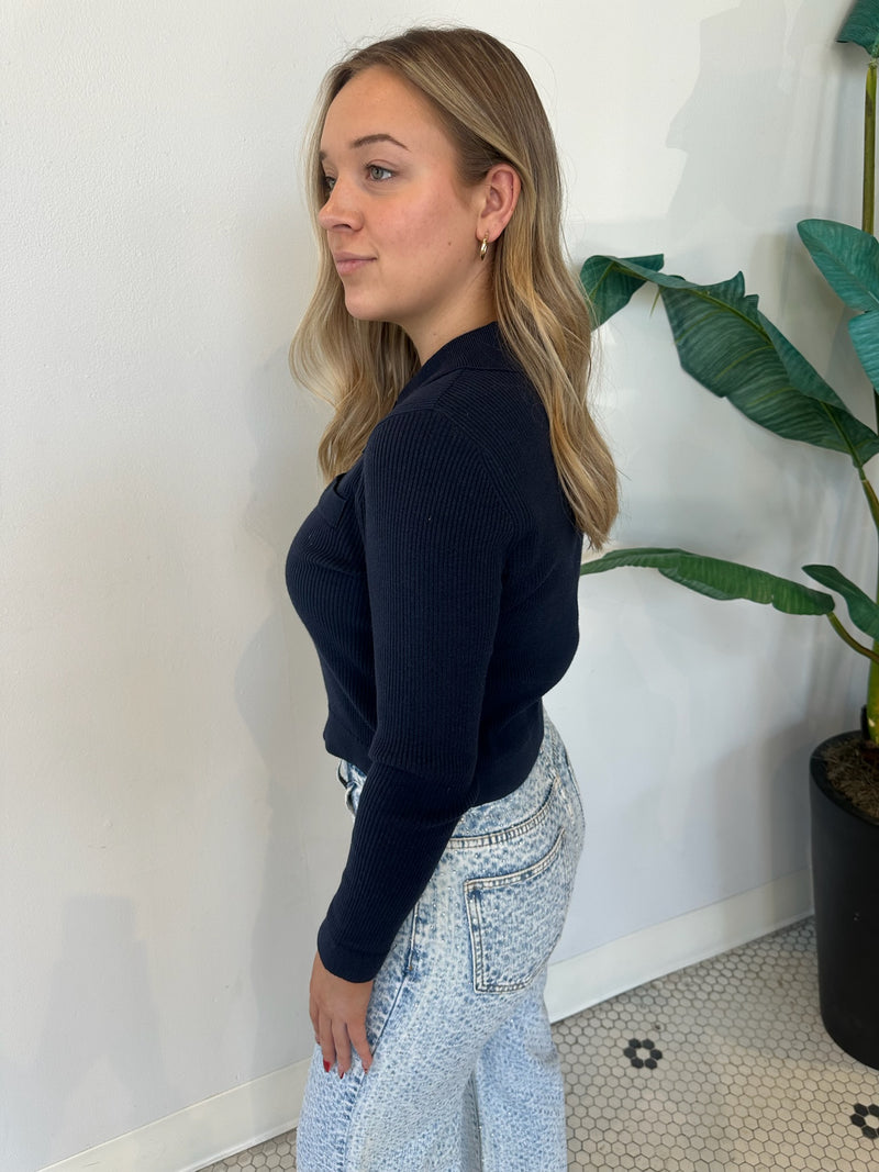 AYDA CARDIGAN NAVY