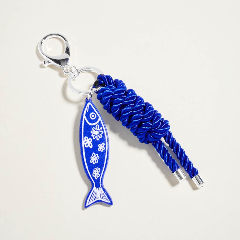 SARDINE BLUE BAG CHARM
