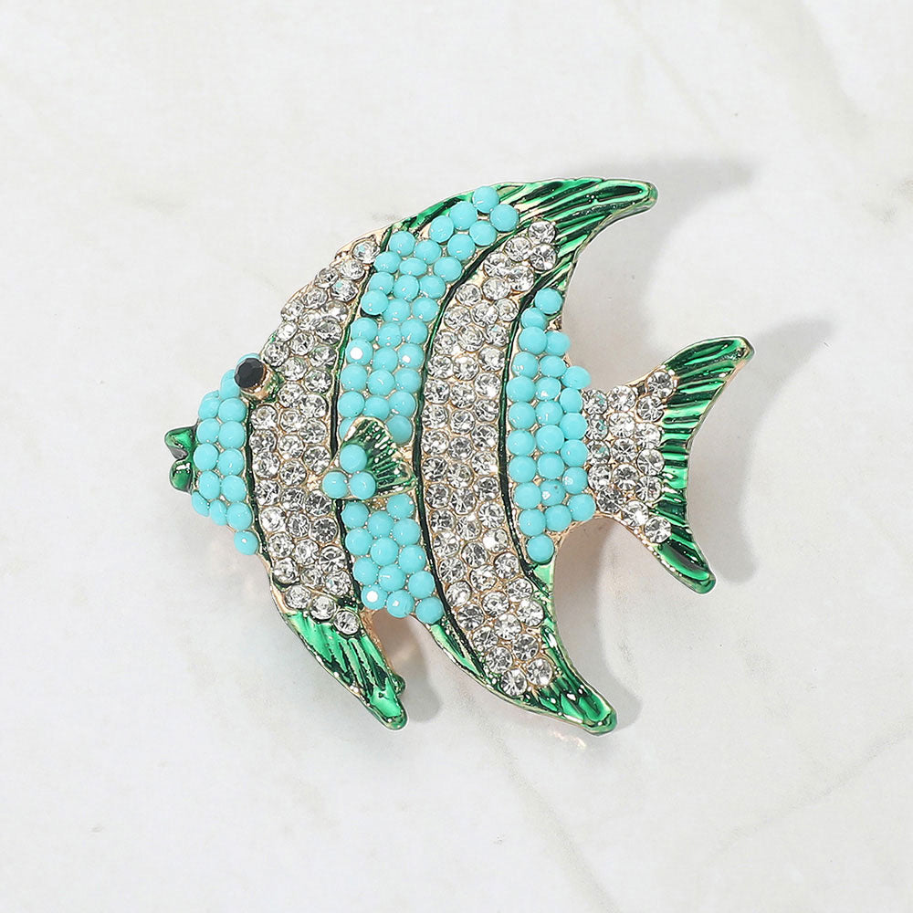SPARKLE FISH BROOCH