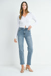 CLEAN STRETCH STRAIGHT MEDIUM DENIM