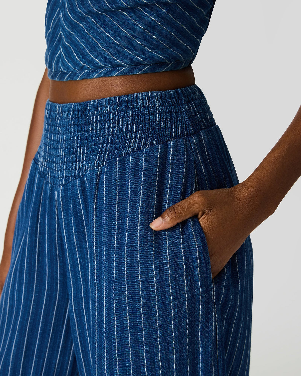 TILLIE PANT MIXED INDIGO