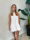 WHITE LINEN BUBBLE MINI