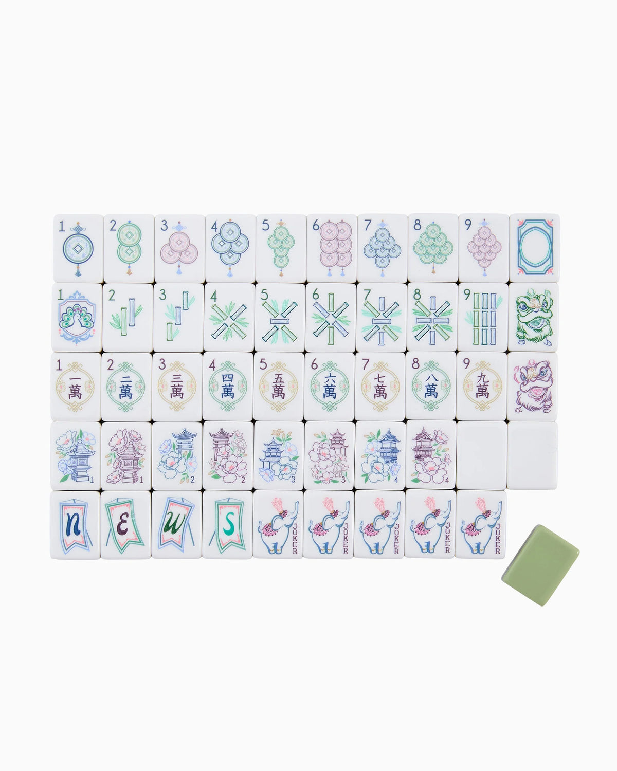 PREORDER FOR 6.10.26 SHIP DATE - WILLOW MAHJONG TILES
