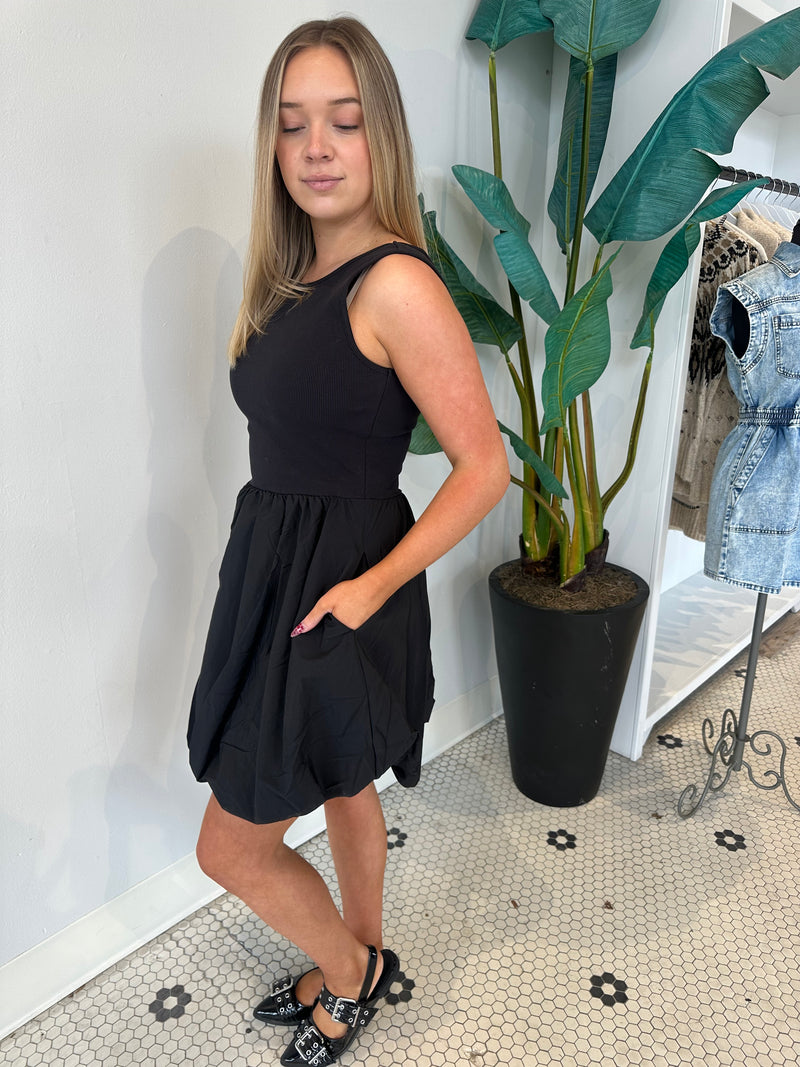 PALERMO DRESS BLACK