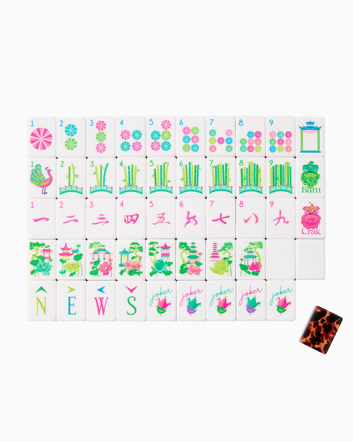 GLOW WILD MAHJONG TILES