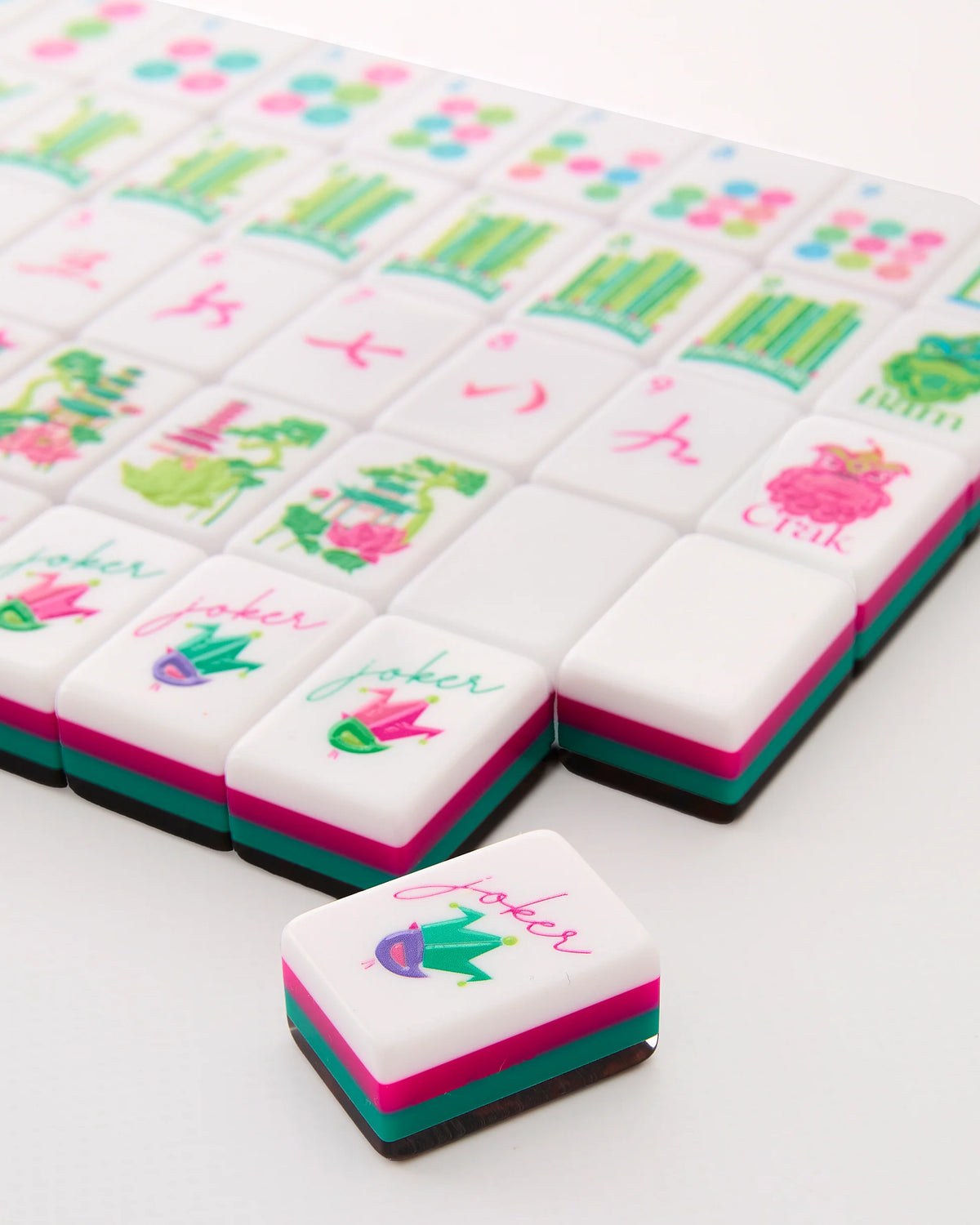 GLOW WILD MAHJONG TILES