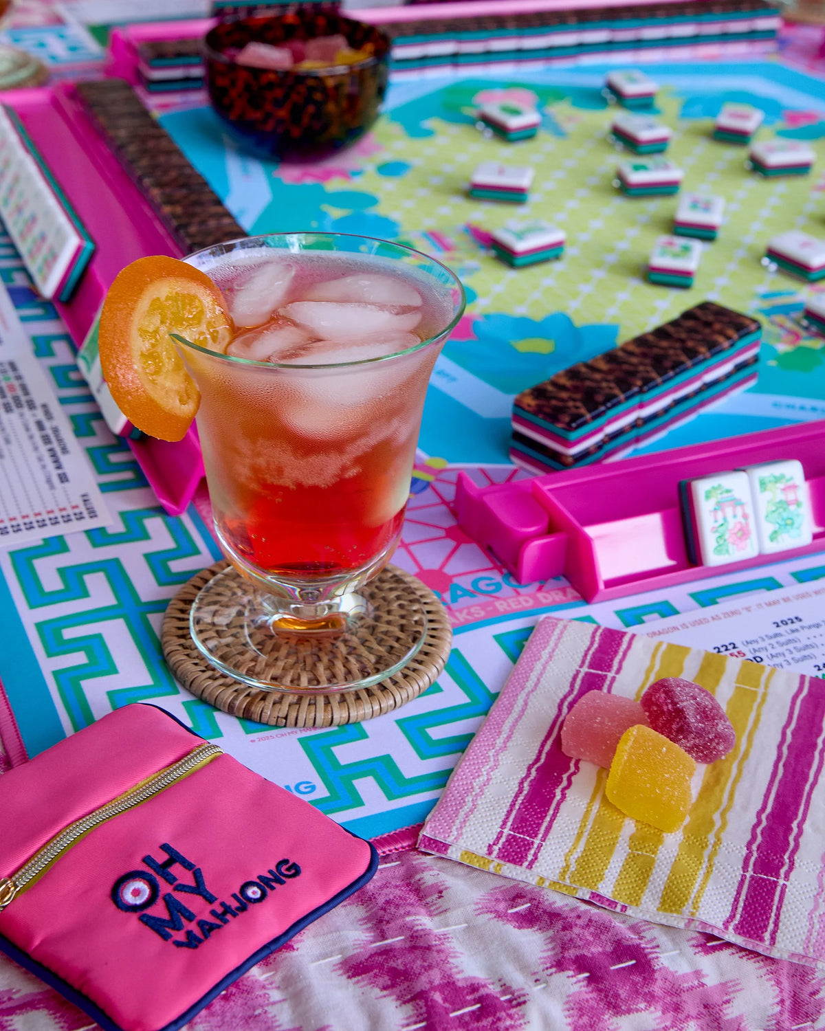 GLOW WILD MAHJONG TILES