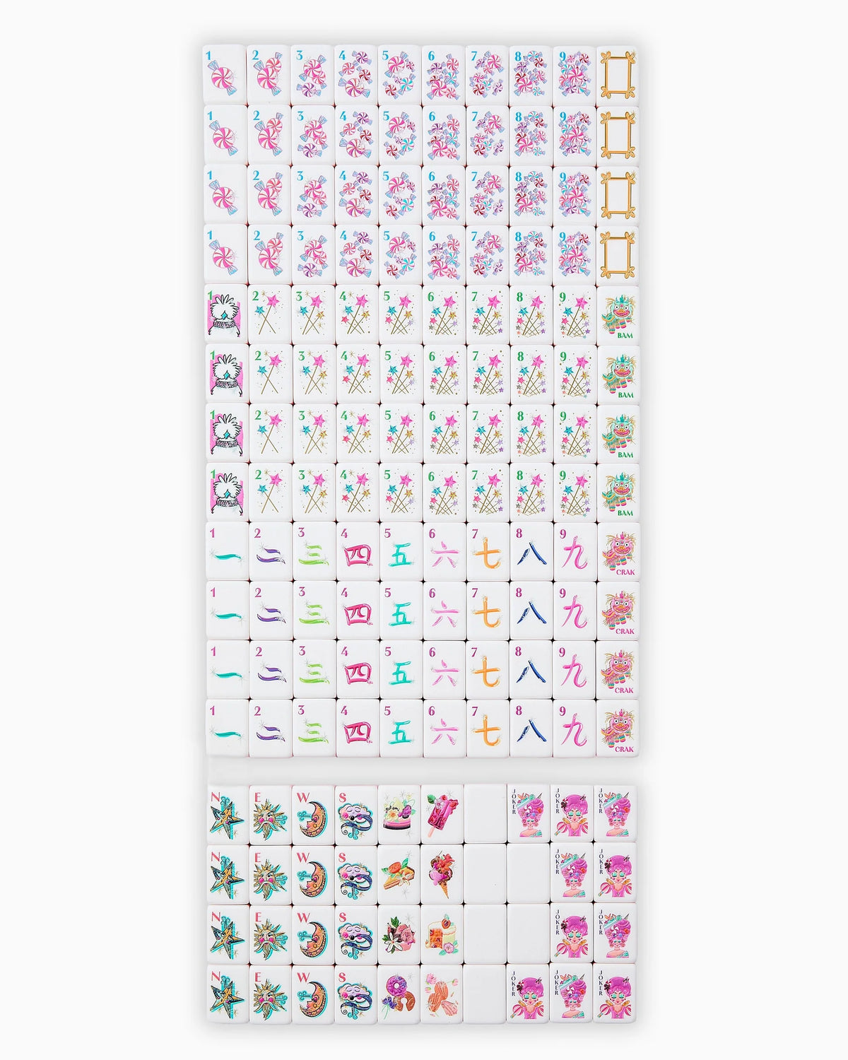 GLITTERVILLE MAHJONG TILES