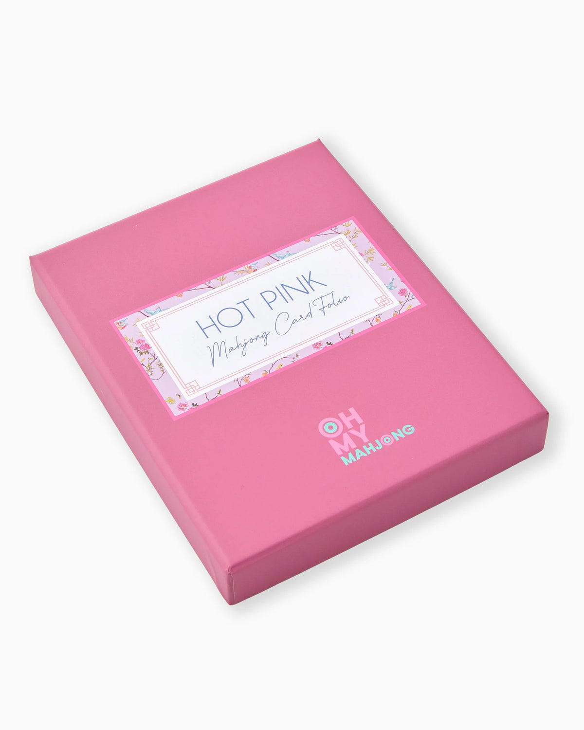 HOT PINK MAHJONG CARD FOLIO