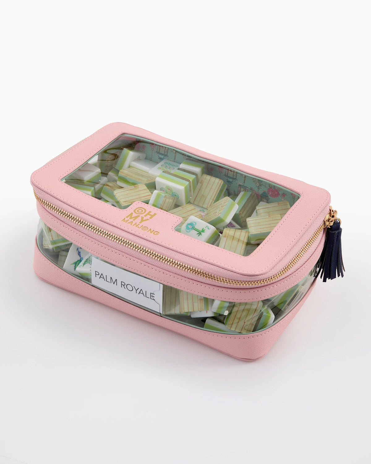 LIGHT PINK TILE STORAGE BAG