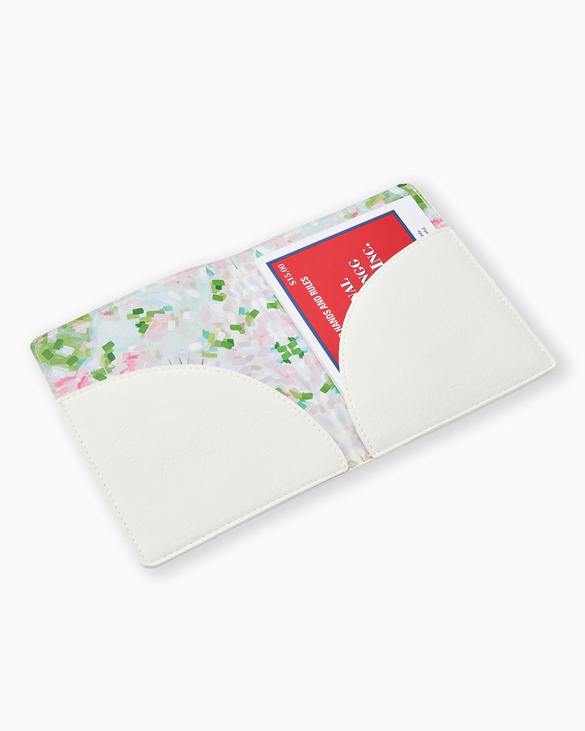 WHITE MAHJONG CARD FOLIO